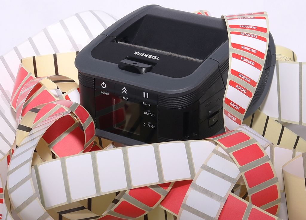 Toshiba Etikettendrucker mit Transponderrollen Toshiba Etikettendrucker mit Transponderrollen
